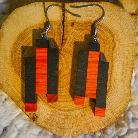 Artkay_atelierbois_boucles d’oreilles triptyques